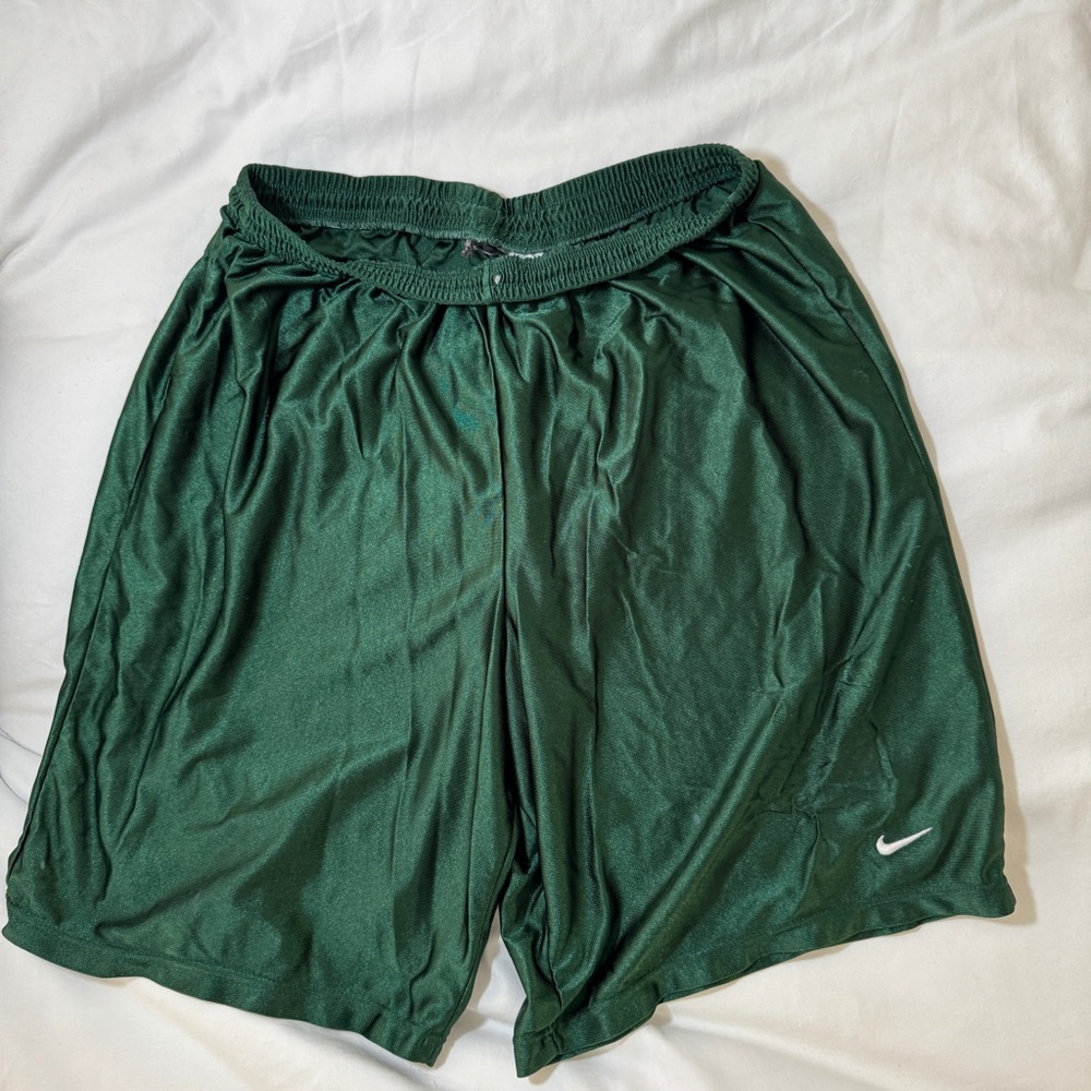 Nike Green Dazzle Shorts Shiny